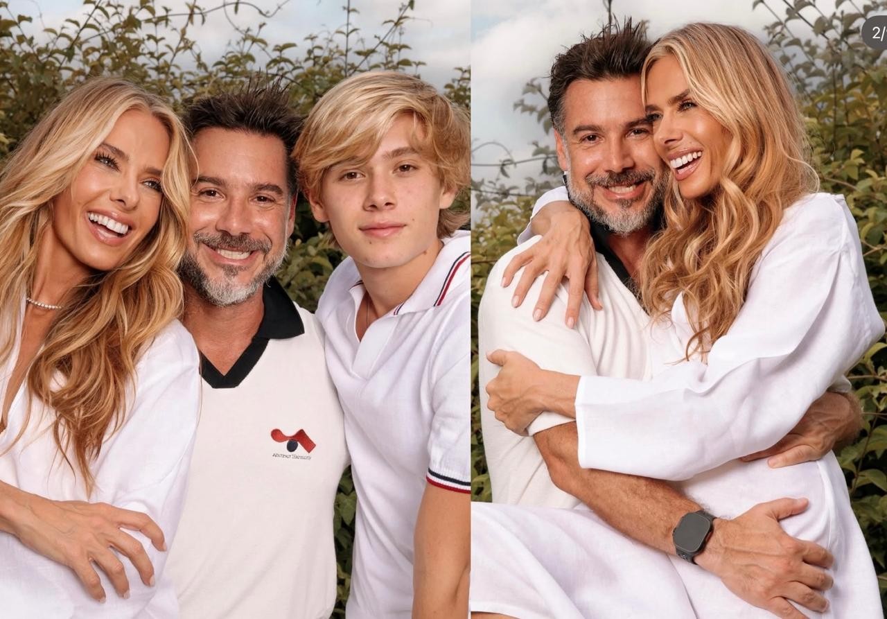 Adriane Galisteu posta homenagem ao marido em seu aniversário