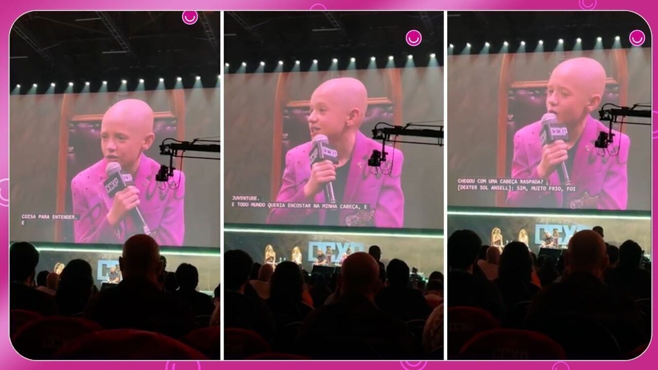 'O Cavaleiro dos Sete Reinos' na CCXP25: ator-mirim diz que raspar a cabeça foi exigência do autor, R.R. Martin