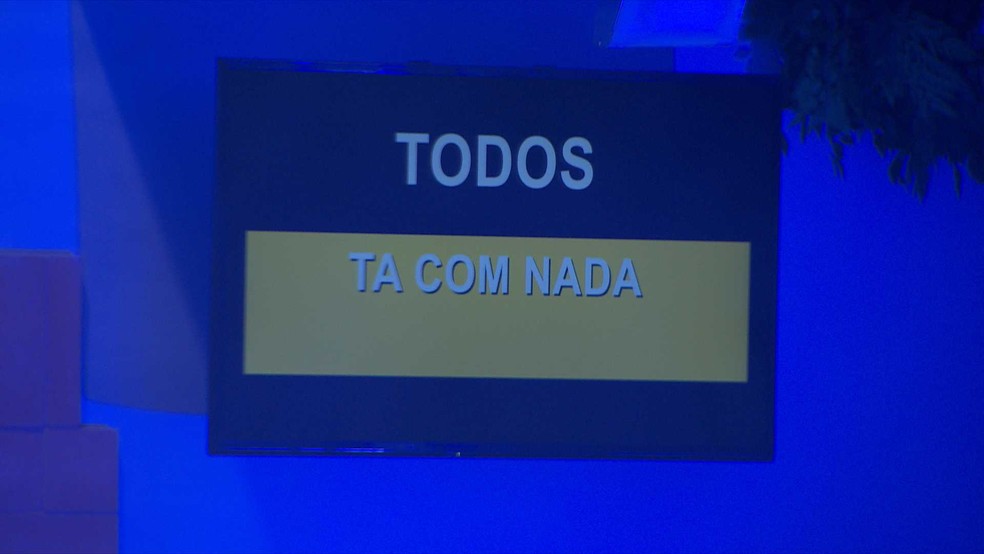 Brothers recebem a informação de que estão no Ta Com Nada — Foto: Globo