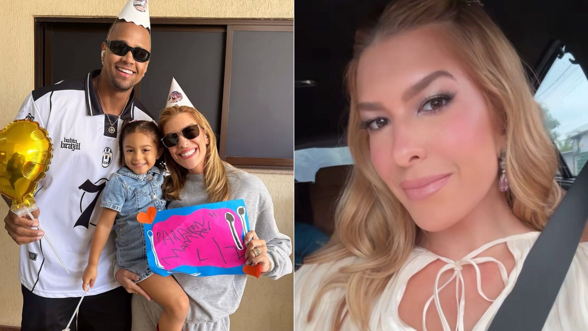 Léo Santana e Lore Improta comemoram 4 anos da filha, Liz, com festa de aniversário