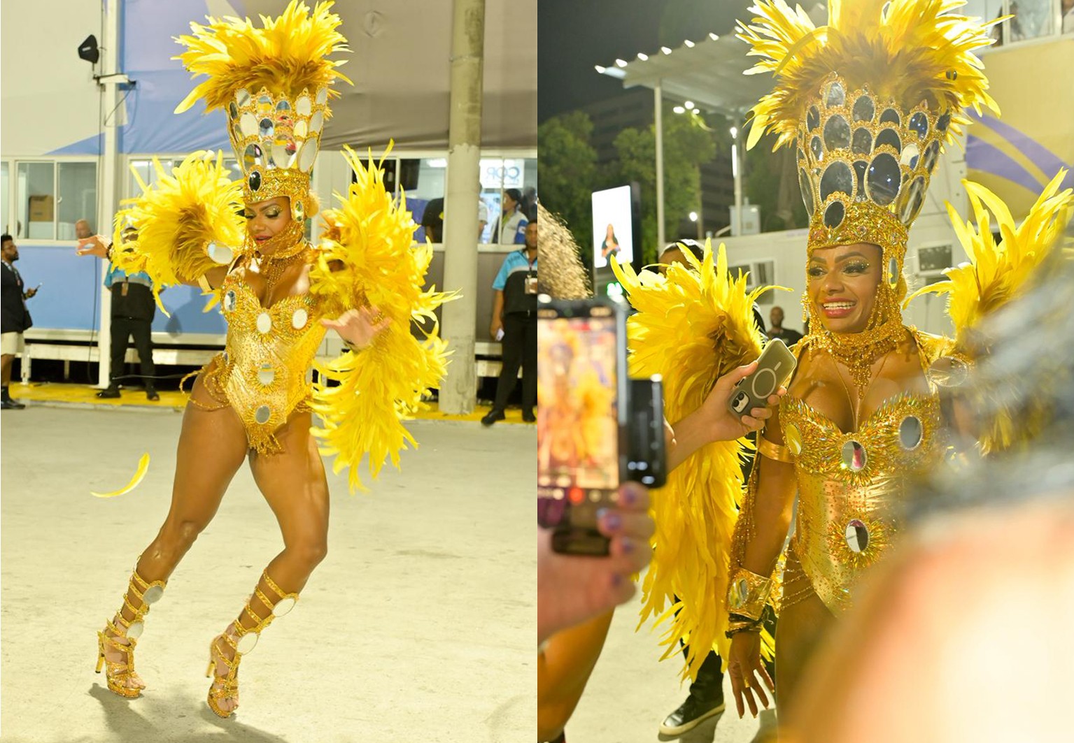 Rainha de bateria da Império Serrano, Quitéria Chagas muda fantasia de última hora após pedido de orixá