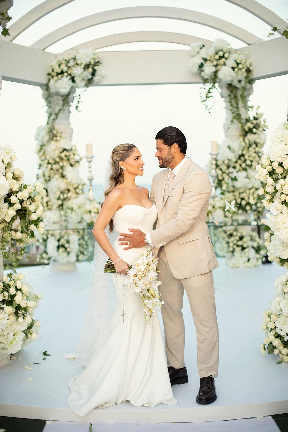 Camila Ângelo e Hulk — Foto: Divulgação/Davi Nascimento