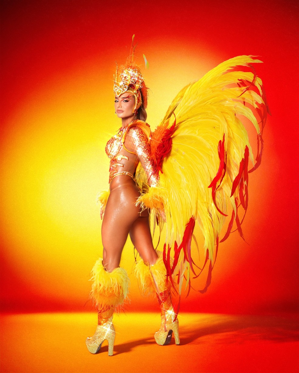 Bruna Griphao faz estreia como musa — Foto: Reprodução/Instagram