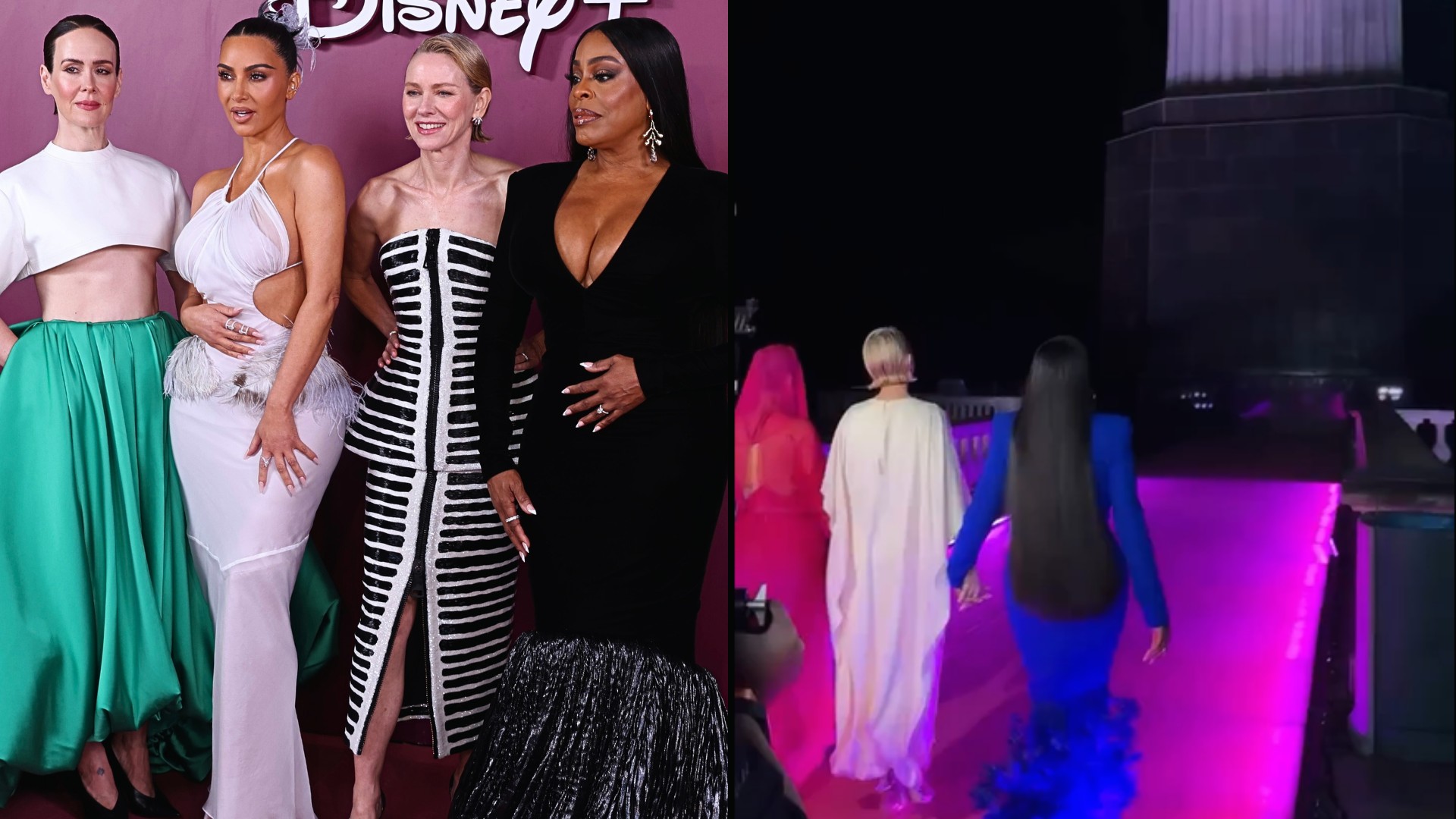 Kim Kardashian, Naomi Watts, Sarah Paulson e Niecy Nash-Betts vão ao Cristo Redentor após première de série