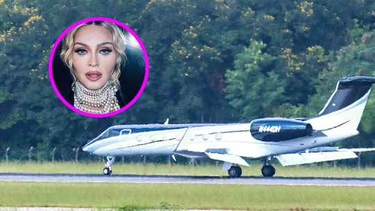 Fãs que monitoram Madonna comemoram chegada de avião ao Brasil