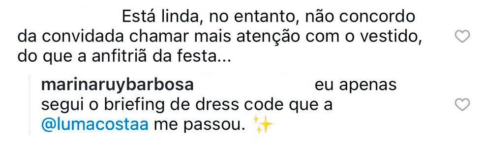 Marina Ruy Barbosa rebate críticas — Foto: Reprodução/Instagram