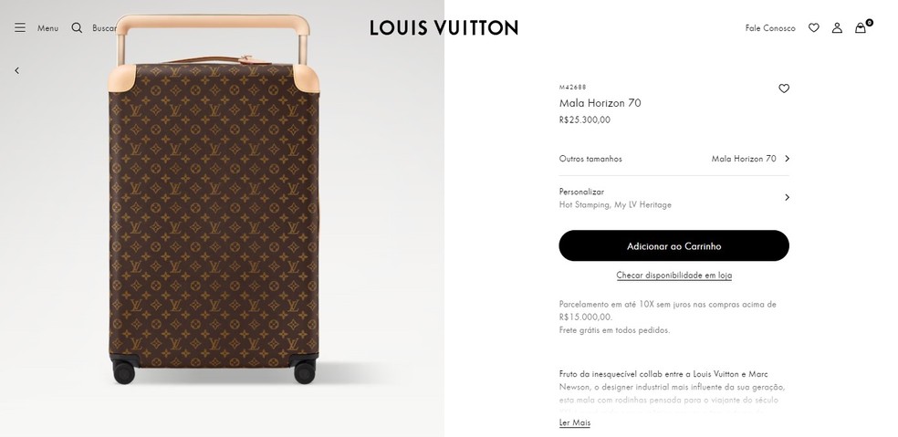 Juliana Paes usa mala Louis Vuitton — Foto: Reprodução