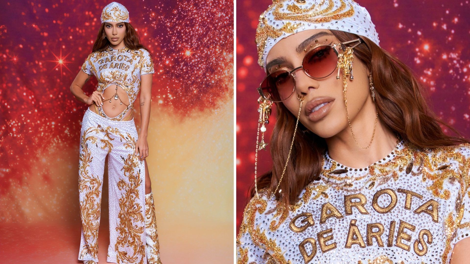 'Ensaios da Anitta' reúne multidão em Belém do Pará e cantora usa look com chifres; veja fotos