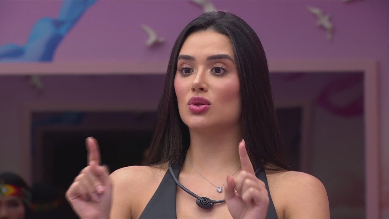 Jordana critica discurso de Samira no BBB 26 e nega afirmações: 'Ela quem veio para cima'
