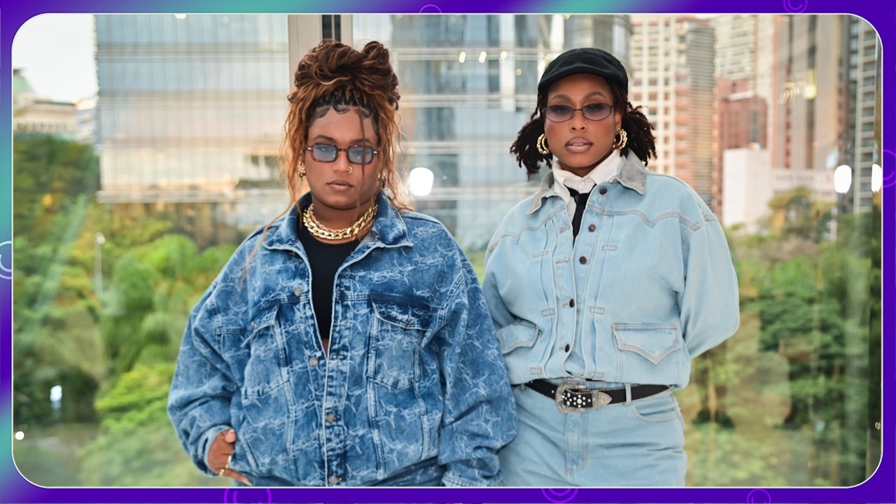 Camilla e Thamiris acompanham desfile no SPFW pela 1ª vez e trancista celebra: 'Nunca me imaginei nesse lugar'