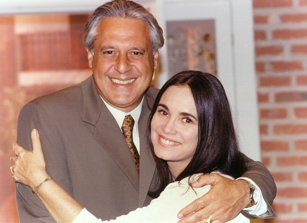 Antonio Fagundes e Regina Duarte em Por Amor — Foto: Globo