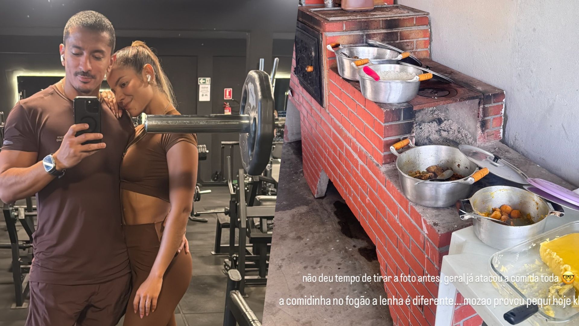 Hariany Almeida posa abraçada com Renan Machado, irmão de Anitta: 'Mozão'