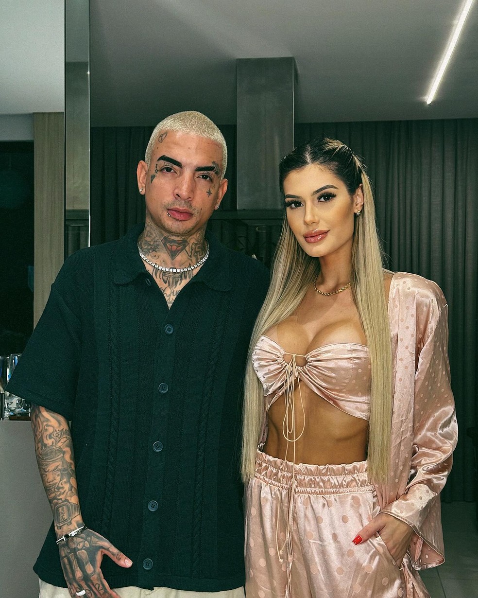MC Guime e Fernanda Stroschein — Foto: Reprodução/Instagram