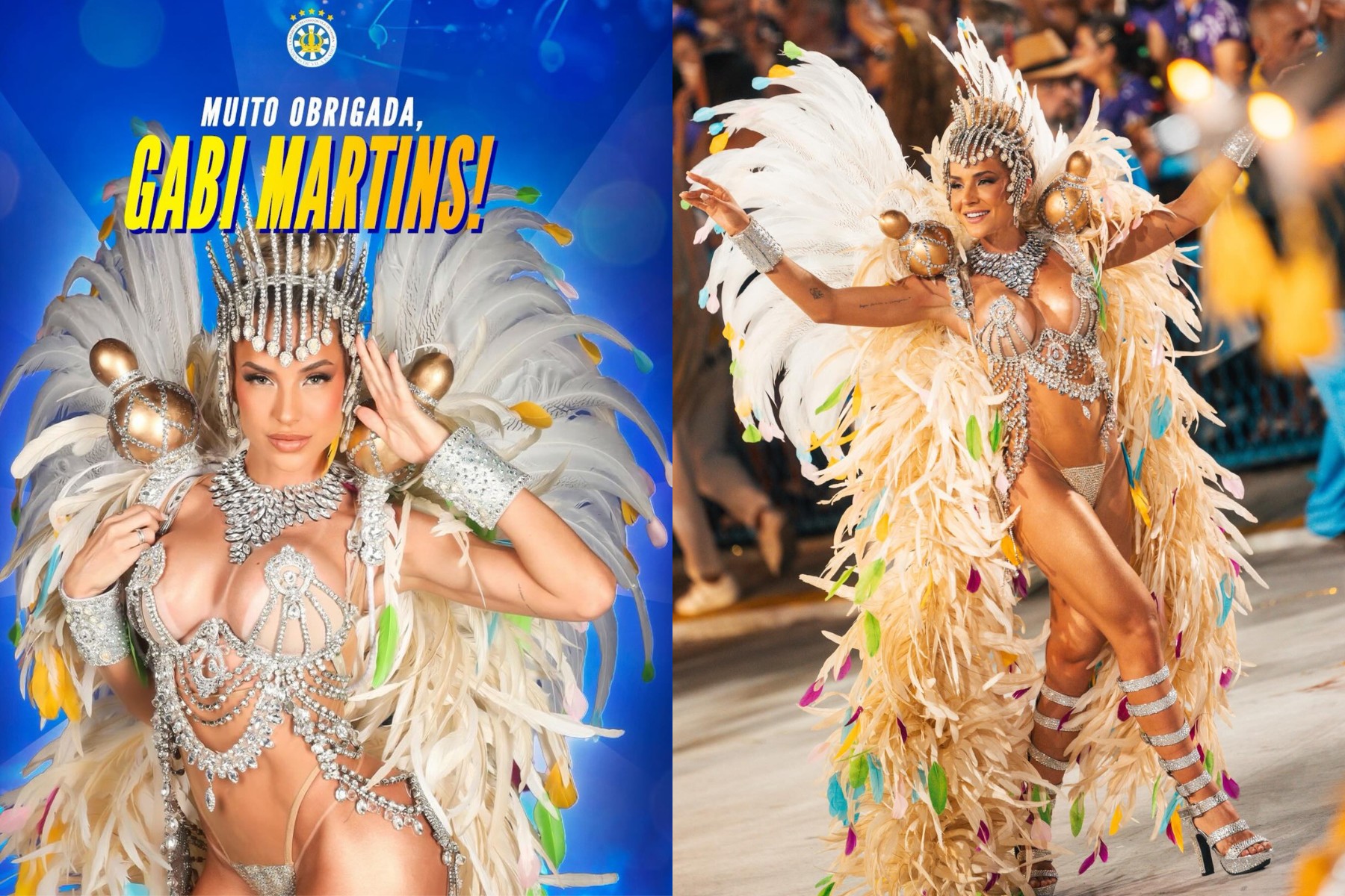 Gabi Martins deixa posto de musa e Vila Isabel anuncia fim de parceria para o próximo Carnaval