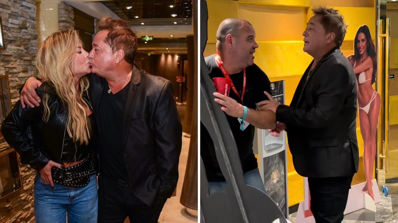 Após beijos, Poliana mostra Leonardo acordado até amanhecer em navio