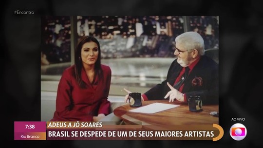Patrícia Poeta se emociona e relembra entrevista na estreia de Jô Soares na Globo: 'Ir ao Programa do Jô era uma conquista' - Programa: Encontro com Patrícia Poeta 