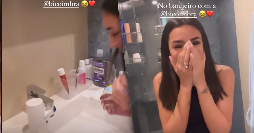 Bruna Biancardi mostra como descobriu gravidez de Mavie — Foto: Instagram