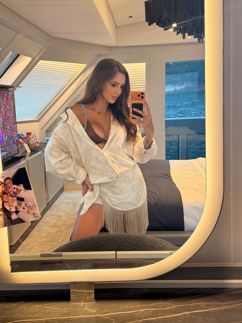 Bruna Biancardi mostra como foi dia de folga de Neymar — Foto: Reprodução do Instagram