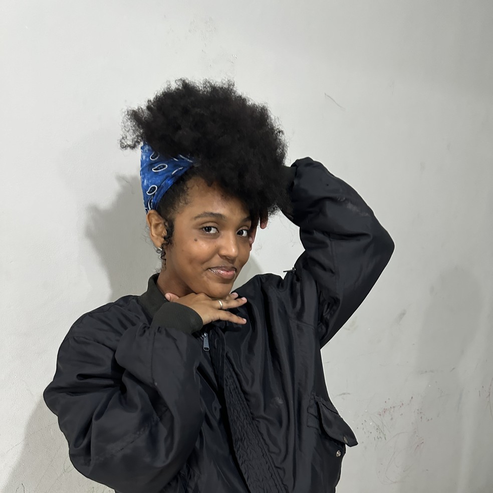 Thalia do Estrela da Casa se inspirou em Deise do Fat Family — Foto: Fabio Rosso/gshow