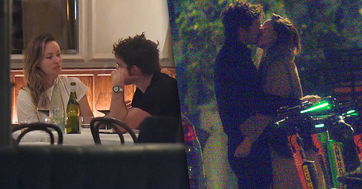 A fila na andou! Olivia Wilde é clicada beijando ex-marido de Ellie