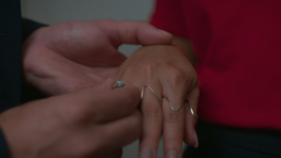 Afonso irá pedir Fátima em casamento — Foto: Reprodução/TV Globo