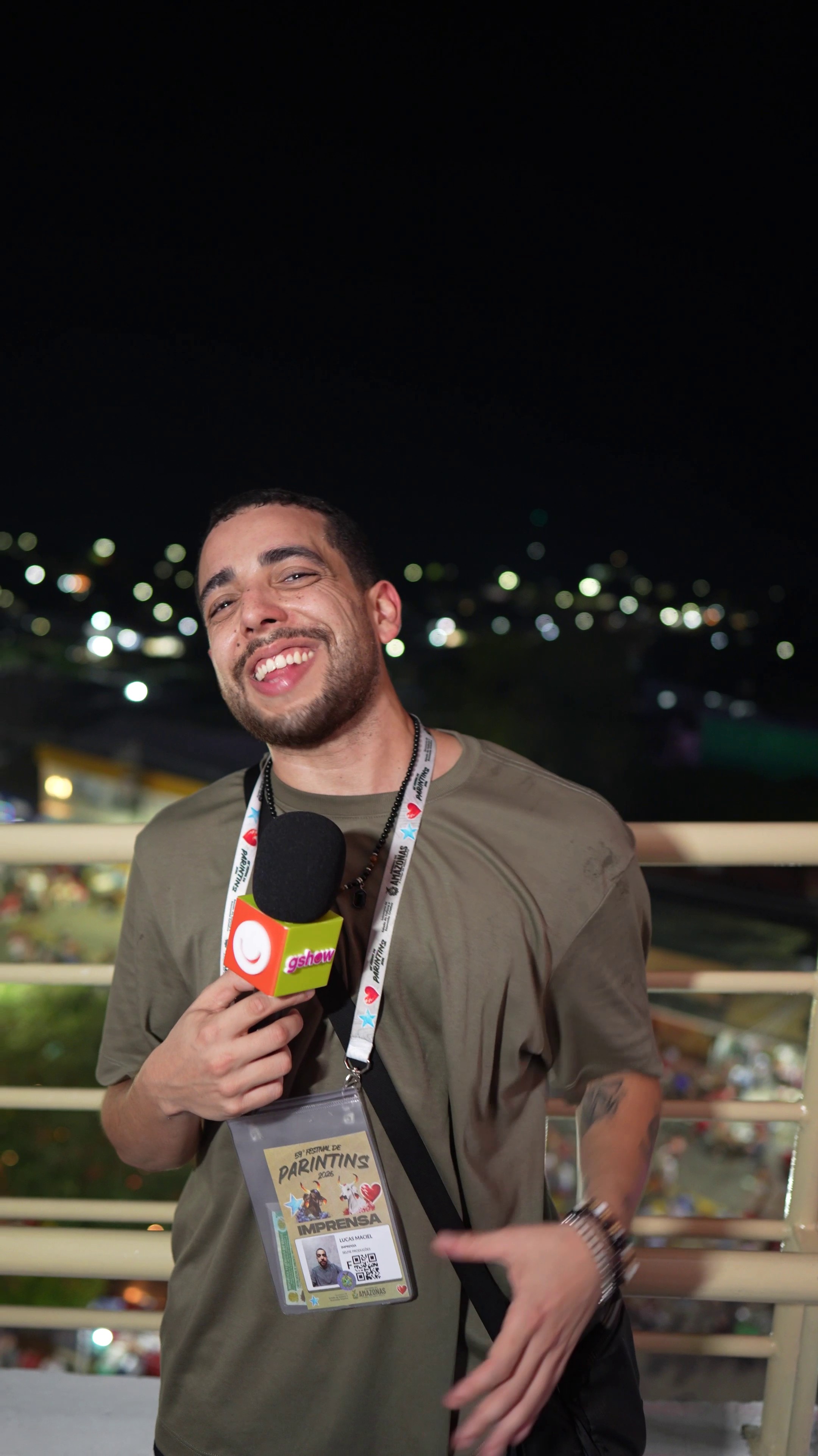 Festival de Parintins 2026: Lucas Selfie mostra bastidores dos desfiles no Bumbódromo e o entorno do evento