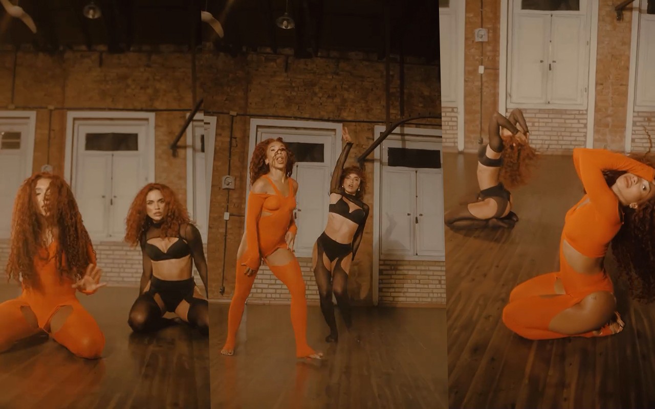 Giovana Cordeiro dança com Aline Maia ao som de Alcione