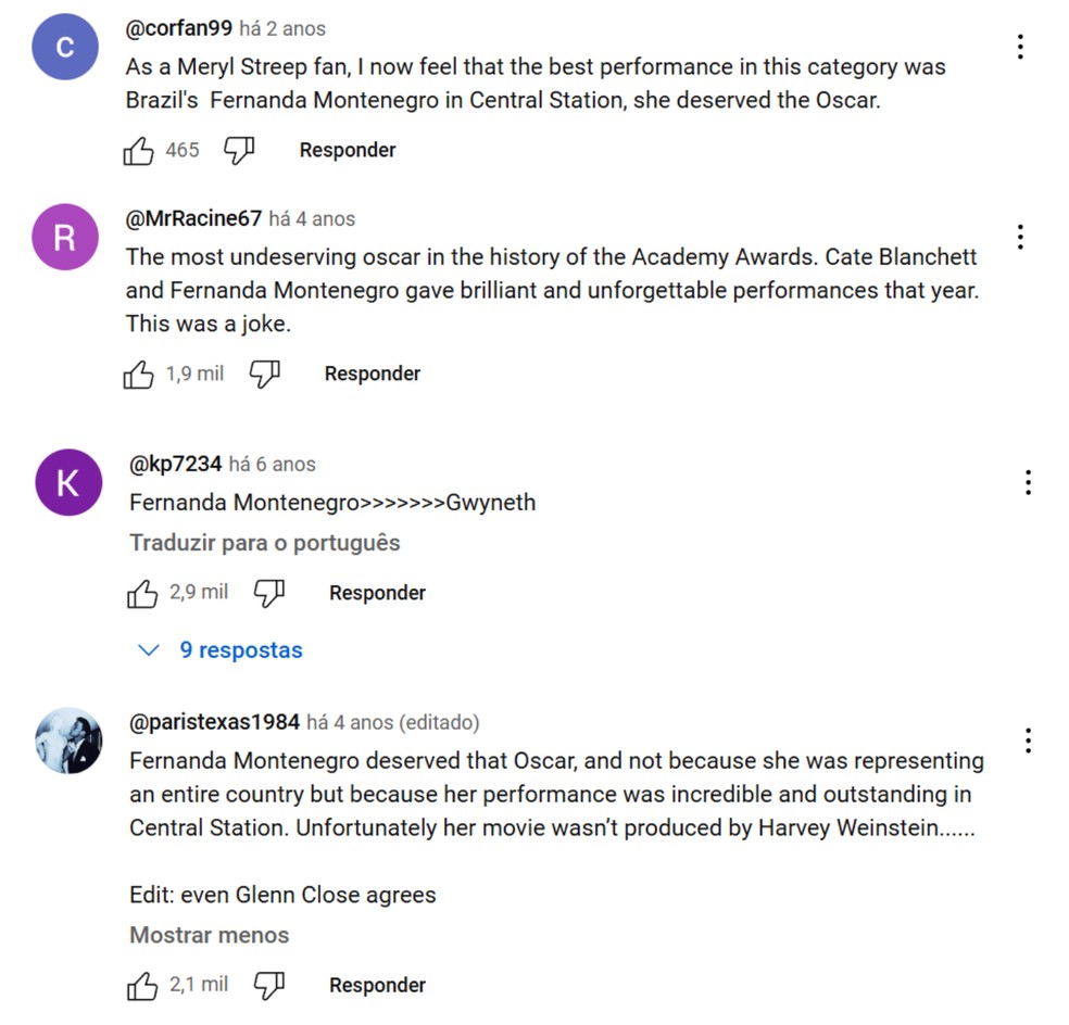 Discurso de Gwyneth Paltrow no Oscar recebe comentários de 'injustiça' — Foto: Reprodução