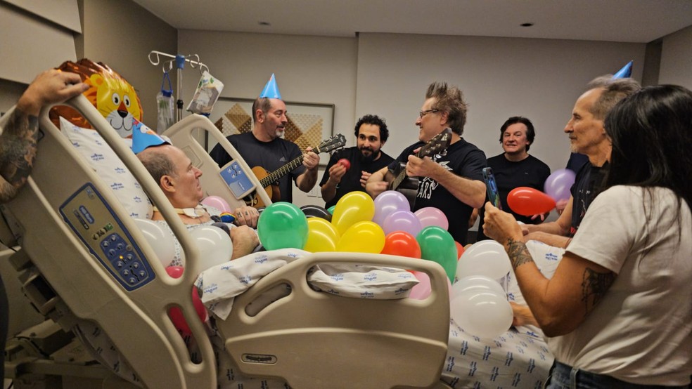 Mingau com os amigos — Foto: Arquivo Pessoal