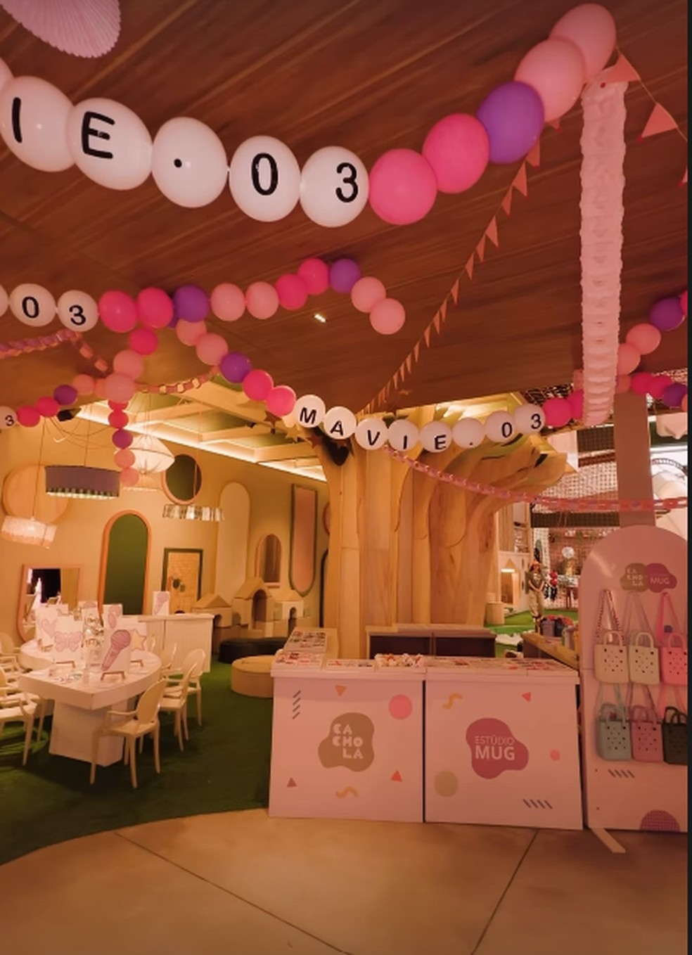 Mavie - decoração — Foto: Reprodução do Instagram