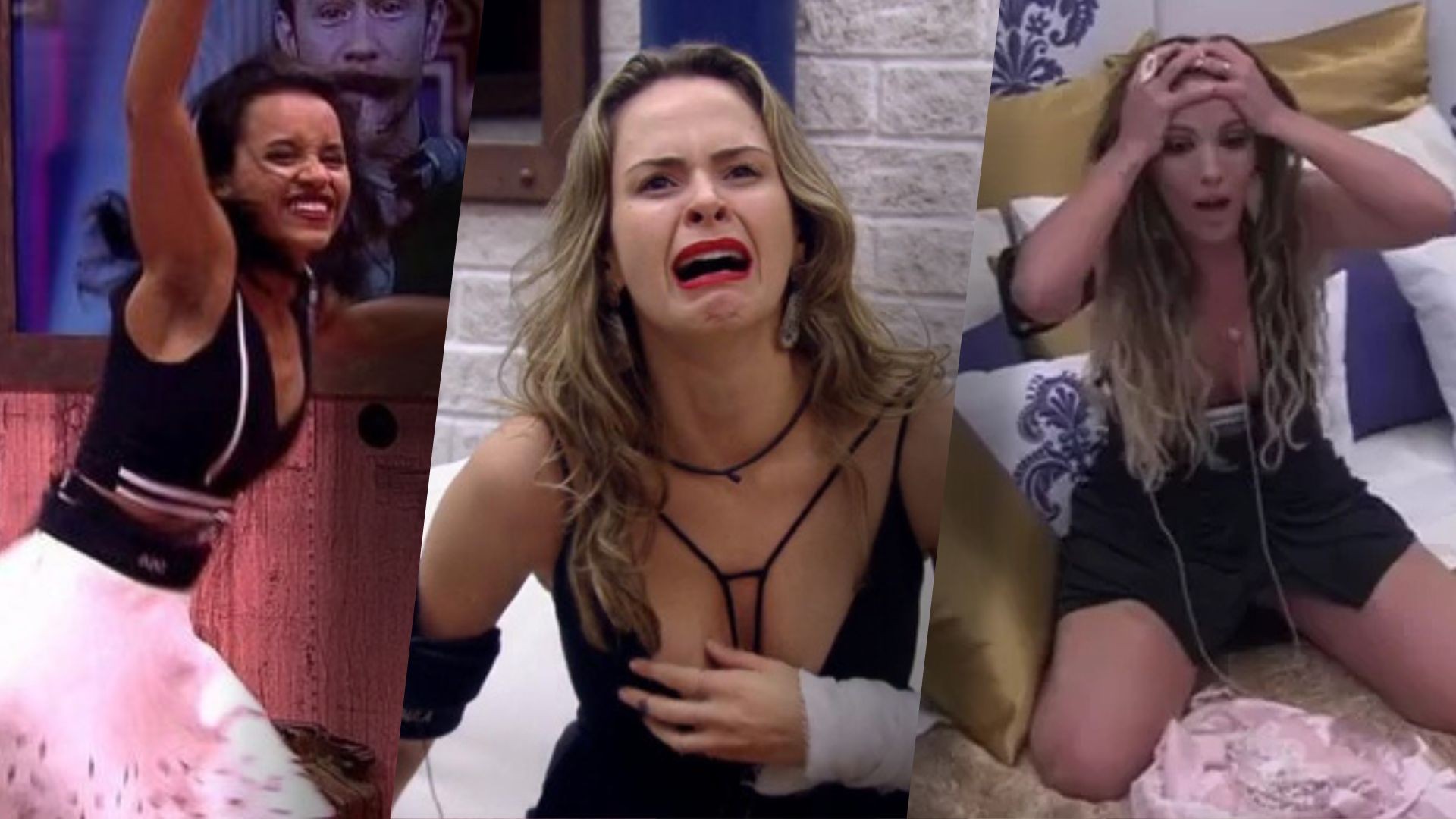 Choro, pulos e soquinho no chão: relembre reações de participantes ao descobrir Paredão Falso no BBB