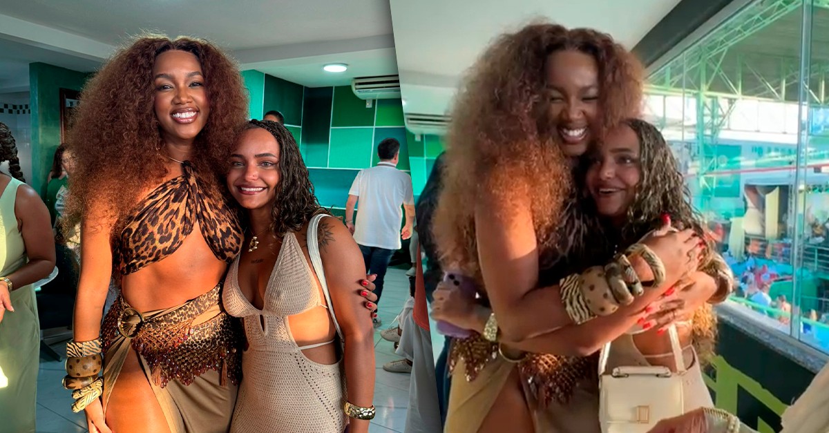 Camille Vitoria, do Estrela da Casa, chora ao conhecer IZA: 'Minha maior referência'