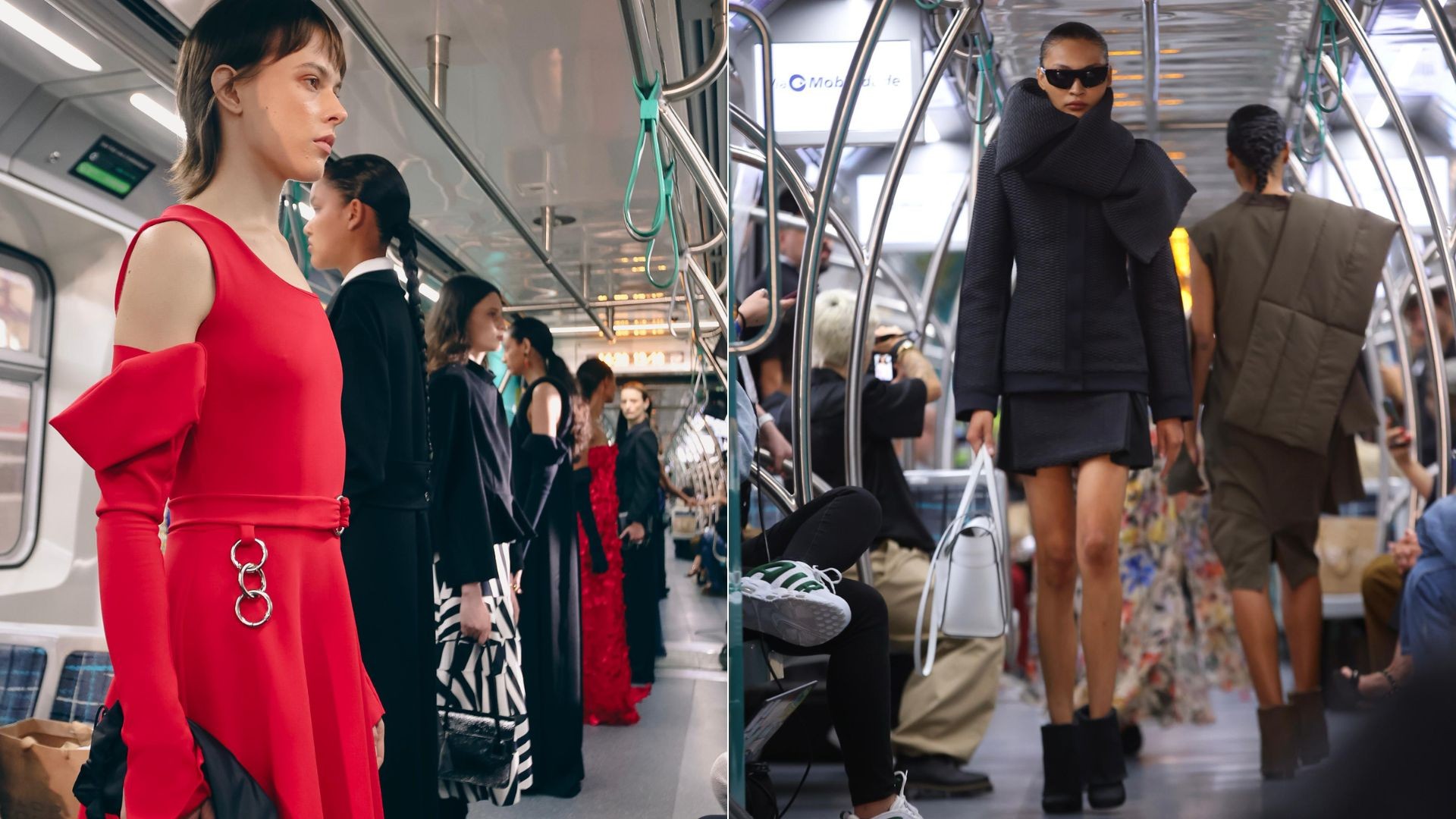 SPFW N60: Gloria Coelho faz desfile inédito em um trem e celebra 50 anos de carreira