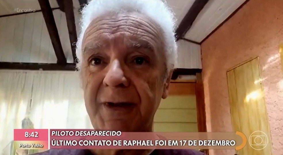 Pai de Rafael Fonseca desabafa no Encontro — Foto: Globo
