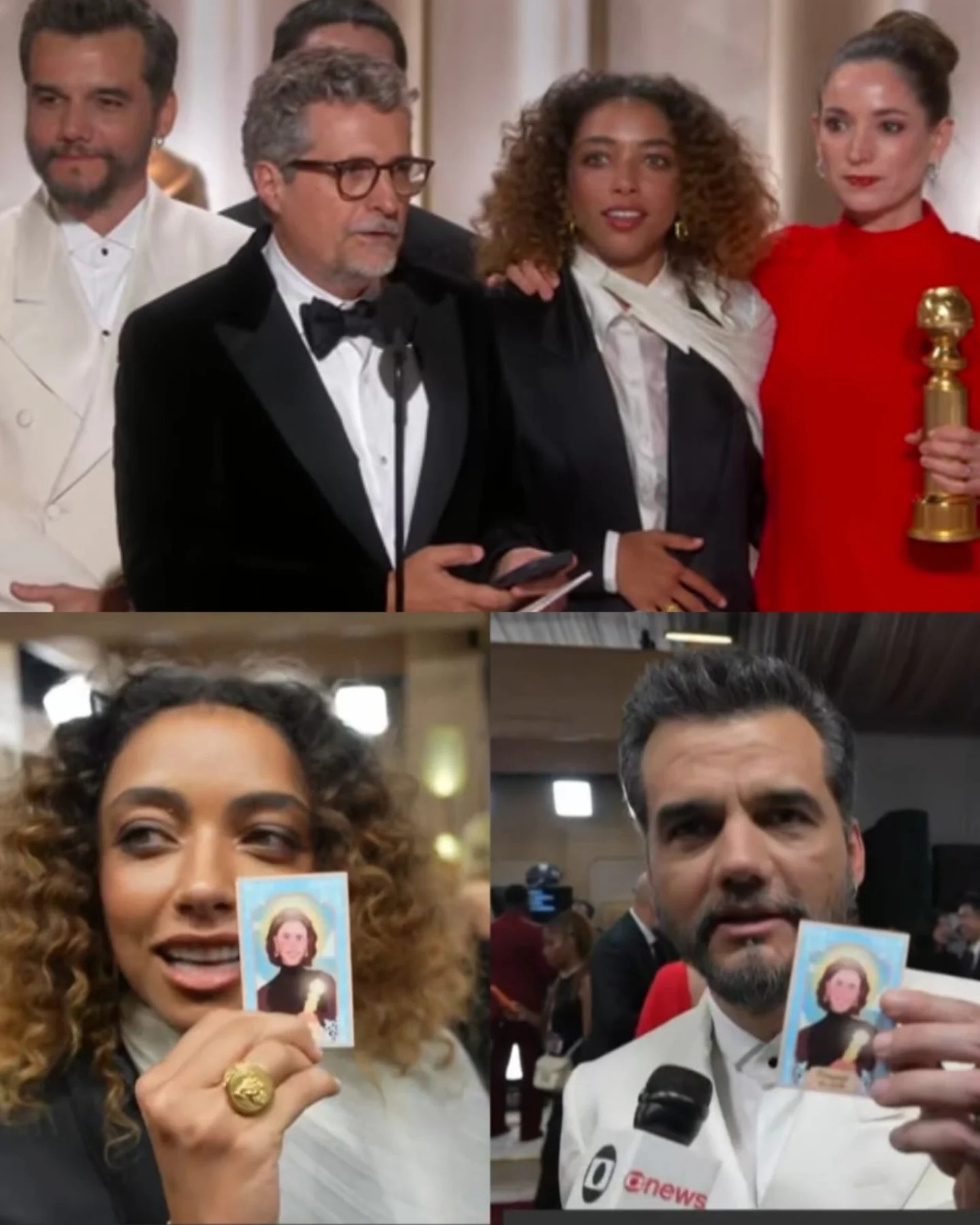 Fernanda Torres reage à vitória de Wagner Moura e de ' O Agente Secreto'