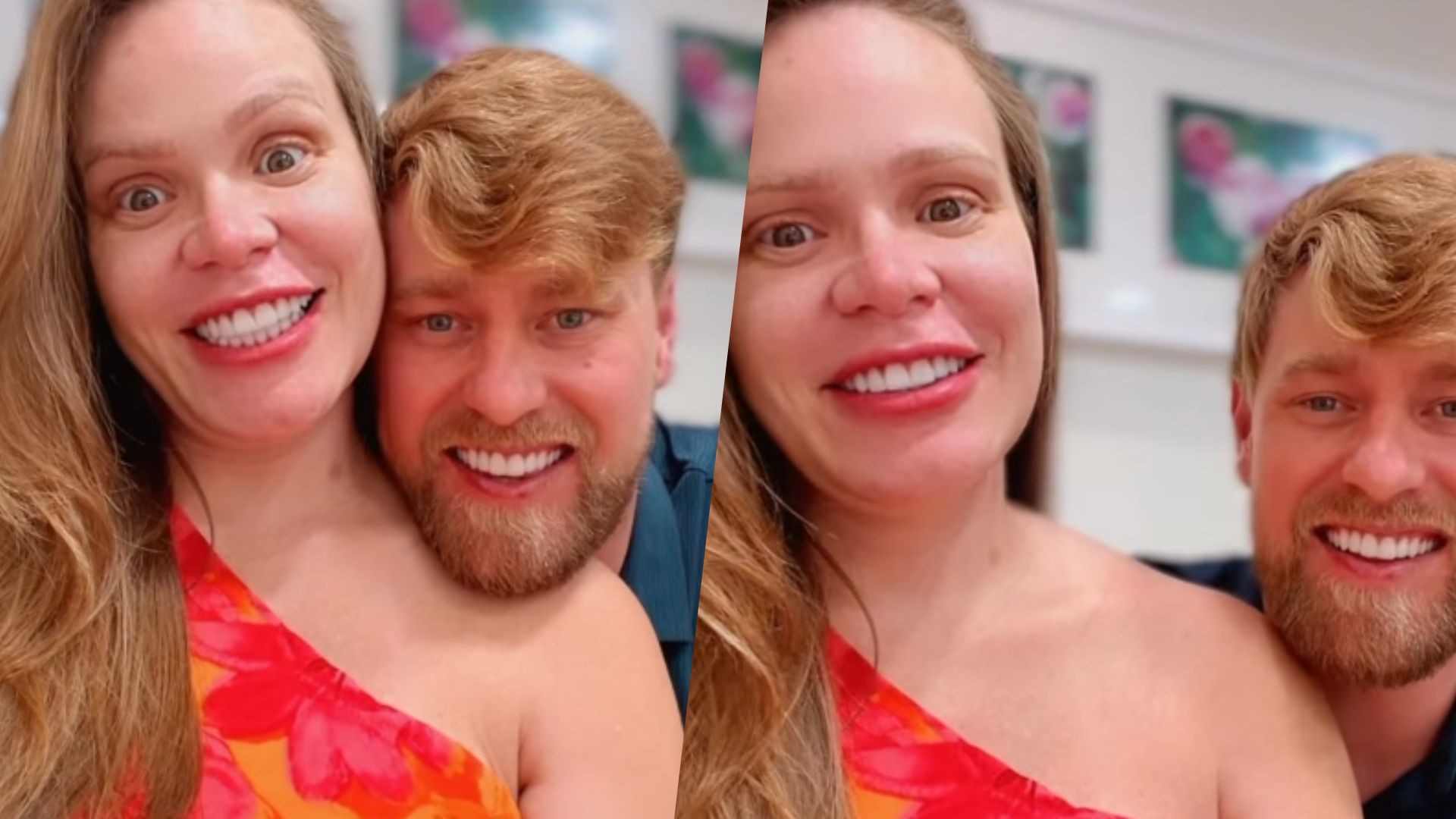 Ex-BBB Paulinha Leite chega à maternidade para nascimento dos gêmeos