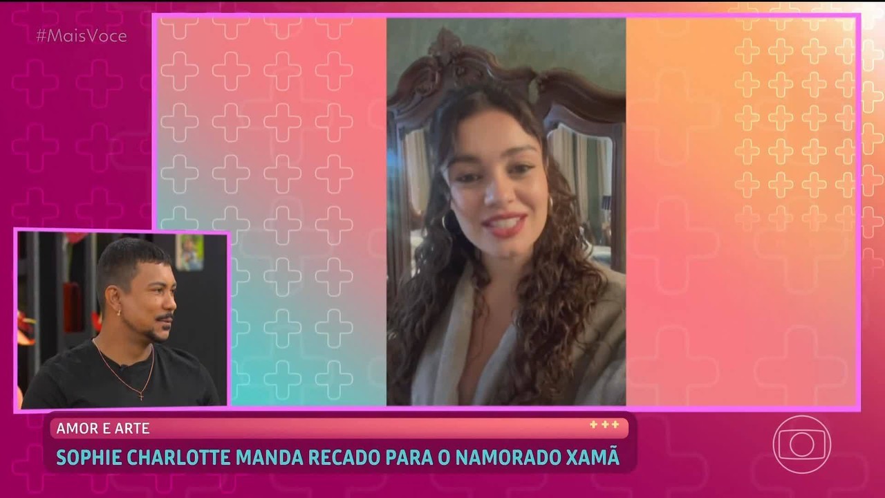 Xamã ganha declaração de Sophie Charlotte e fala de ciúmes em cenas quentes: 'Tenho muito respeito'