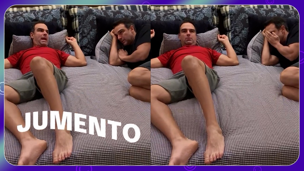 Tadeu Schmidt imita bronca de João Gabriel em João Pedro ano BBB 25