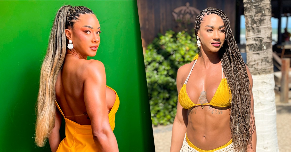 Aline Patriarca, do BBB 25, repagina visual e exibe boa forma de biquíni