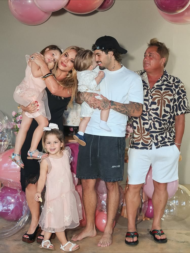 Poliana celebra aniversário com filhos e netos: 'Celebrar a vida com amor, carinho e boas memórias'