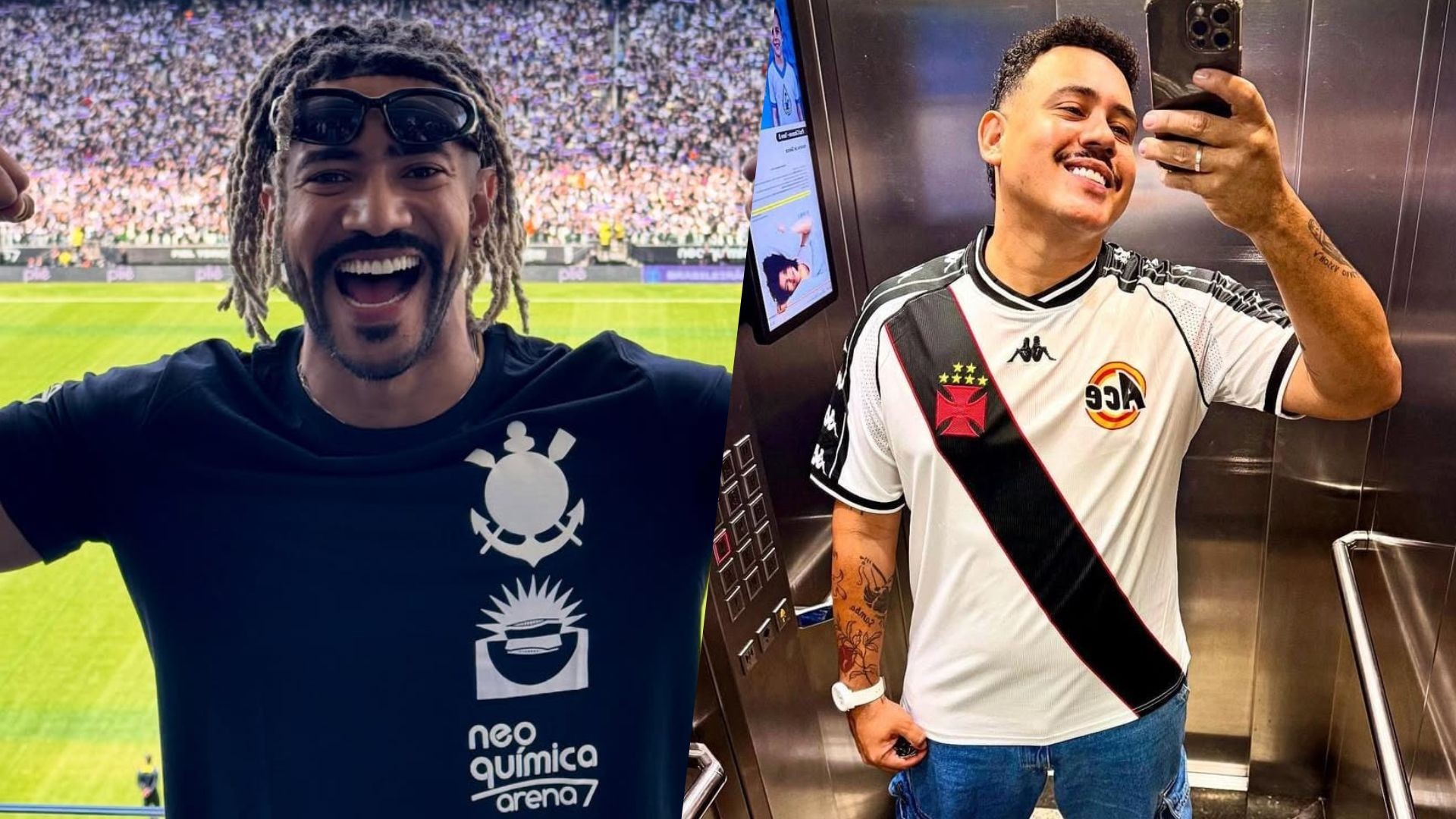 Corinthians ou Vasco? Veja ex-BBBs que torcem para os finalistas da Copa do Brasil