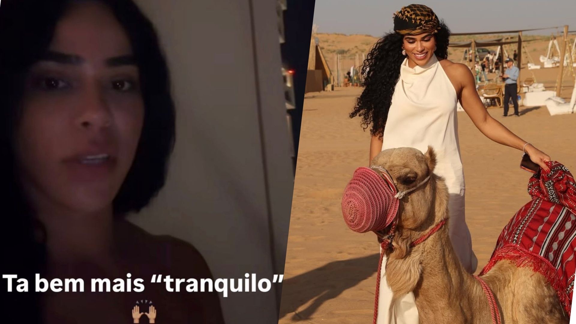 Ex-BBB Elana Valenaria fala sobre momento 'tenso' após ataque em Dubai: 'Me mantendo segura'