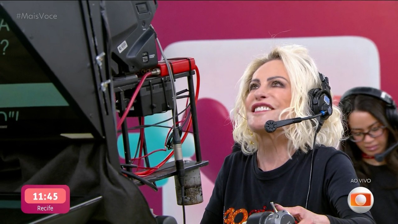 Criança Esperança: Ana Maria Braga cumpre desafio e assume câmera do Mais Você