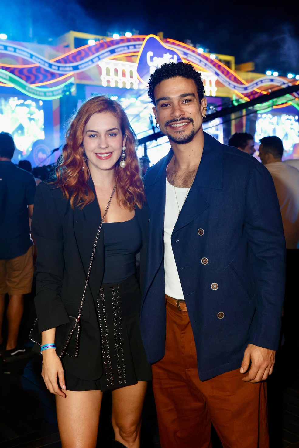 Sophia Abrahão e Sergio Malheiros — Foto: Reginaldo Teixeira/gshow