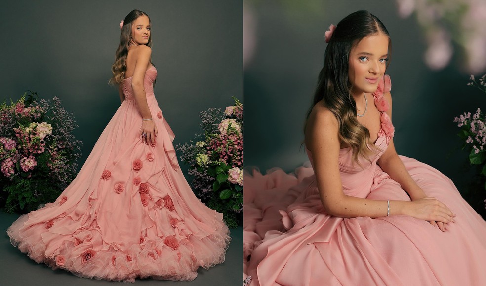 Rafa Justus usa vestidos deslumbrantes em festa de 15 anos; veja detalhes — Foto: Reprodução/Instagram