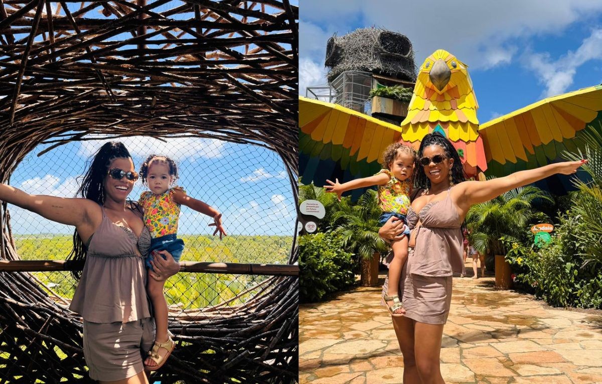 De férias com Lara, Jeniffer Nascimento fala da vida de mãe solteira: 'Responsabilidade fica maior'