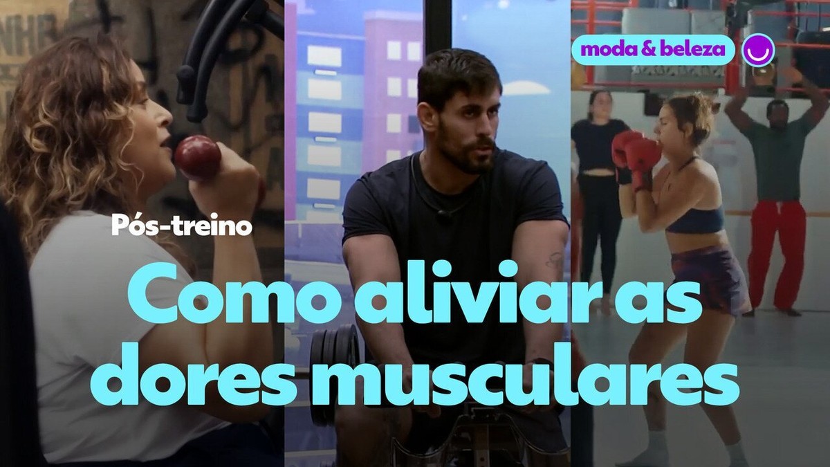 Corpo dolorido pós-treino?