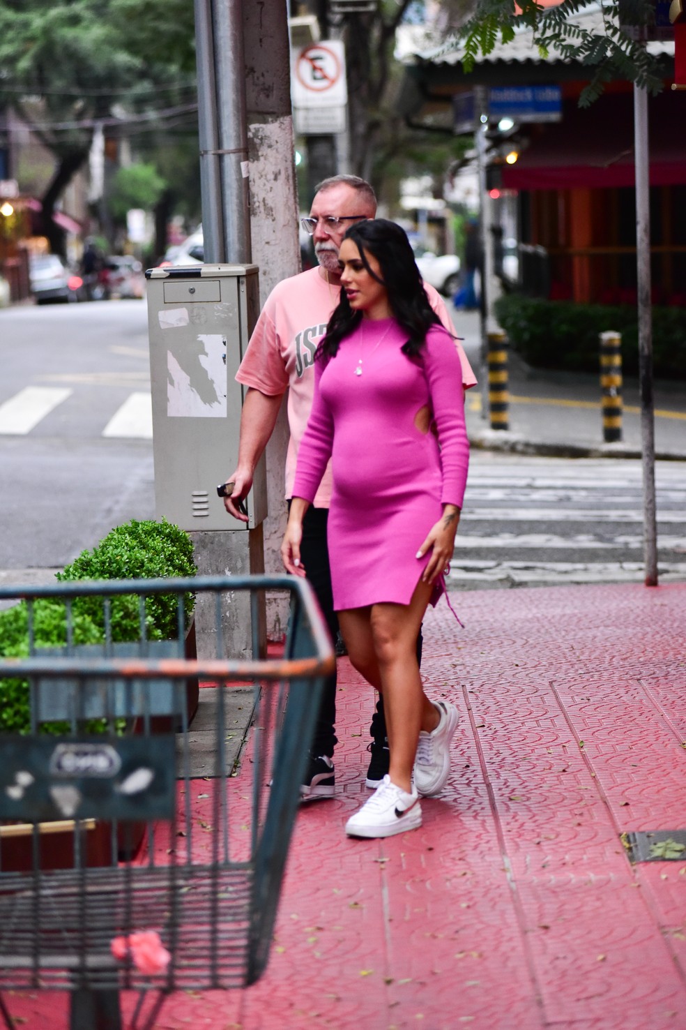Gravida vestido justo top