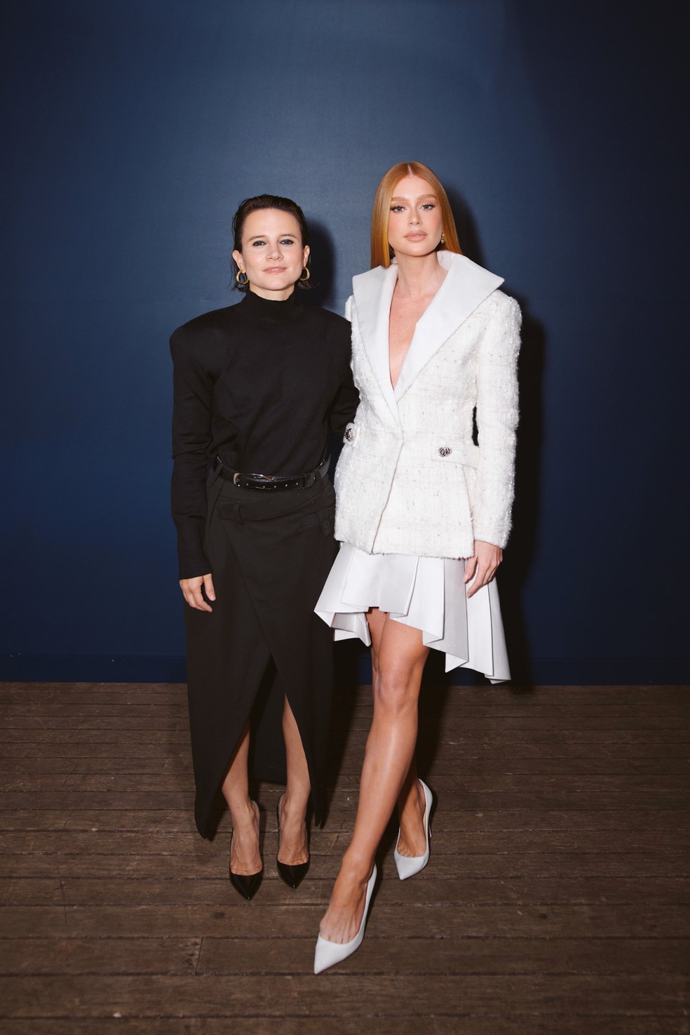 Bianca Comparato e Marina Ruy Barbosa divulgam série 'Tremembé' — Foto: Brazil News