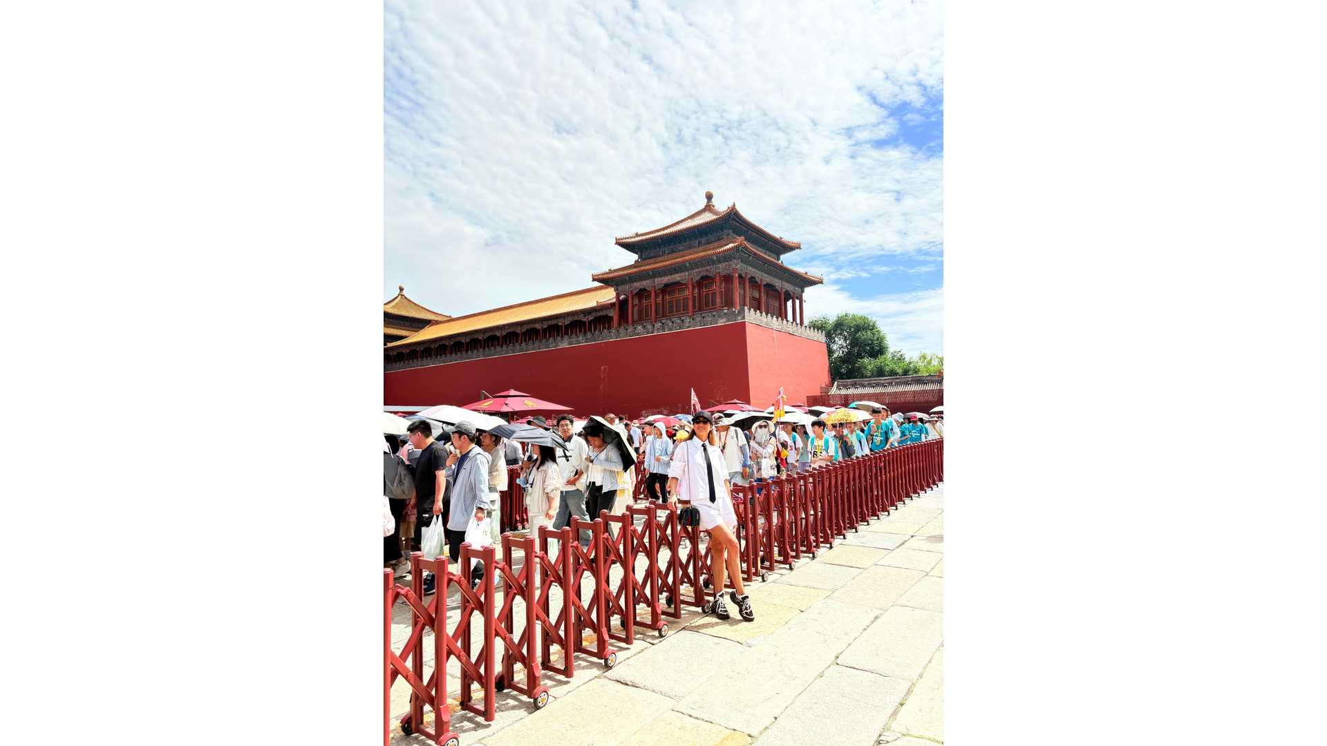 Patrícia Poeta na China em viagem de férias — Foto: Arquivo pessoal